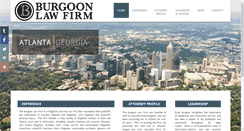 Desktop Screenshot of burgoonlaw.com